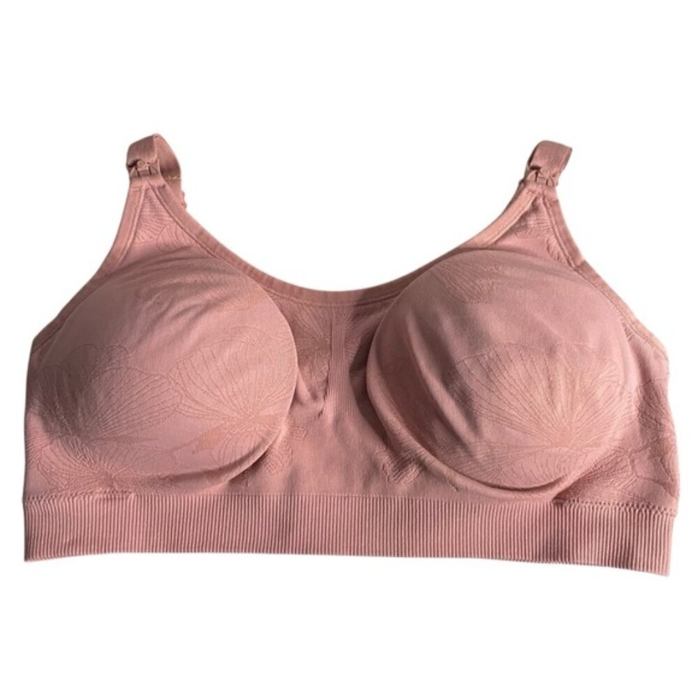 Bravado Women's Beacoup Seamless Floral Nursing Bra in Roseclay